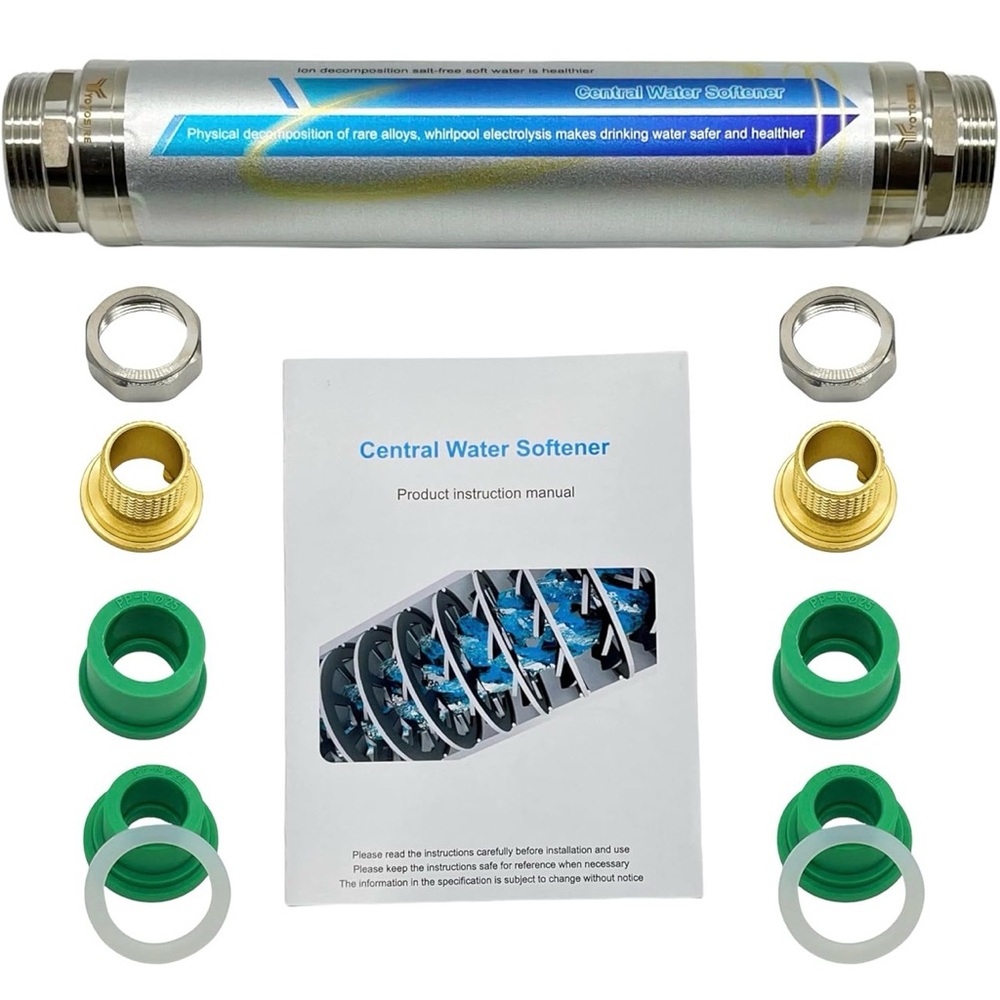 Salt-Free Whole House Water Descaler-1.2" and ¾ NPT Water